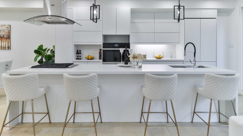 White on white countertop