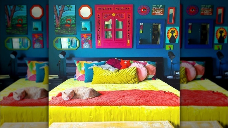 bold neon room