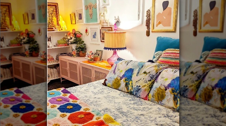 colorful bright room 