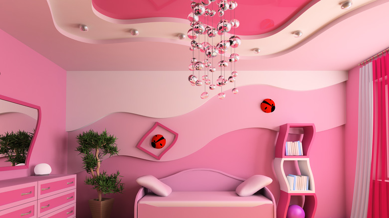 pink bedroom 