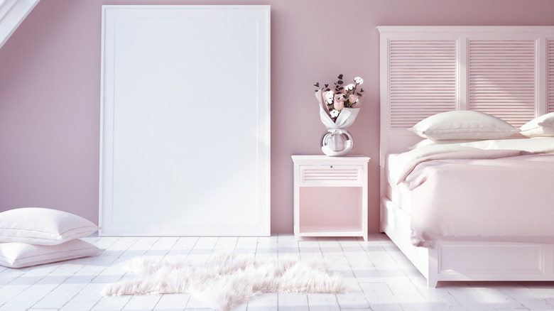 Pink bedroom