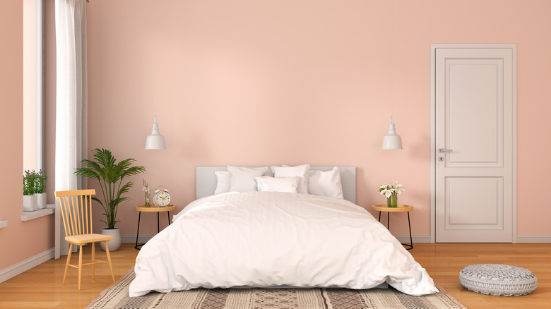 Calming pink room