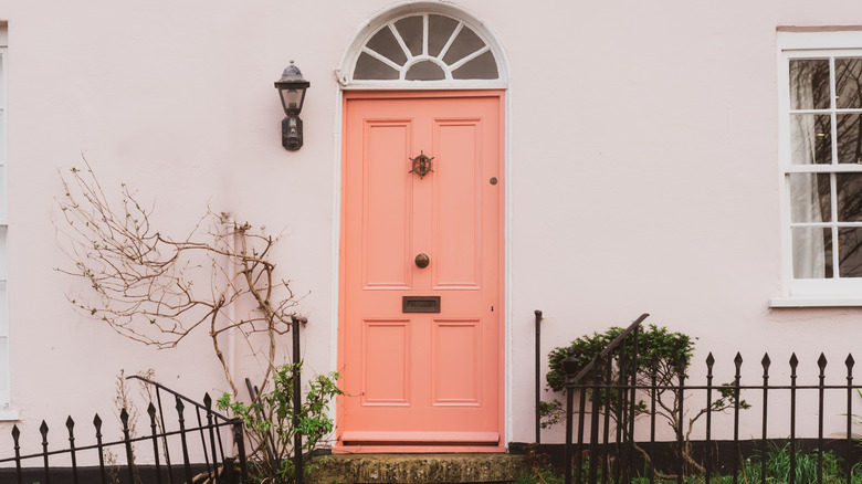 peach door 