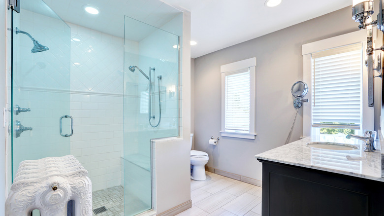 bathroom with walk-in shower