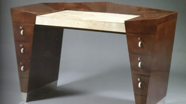 An Art Deco desk