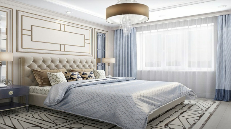 Modernized Art Deco bedroom