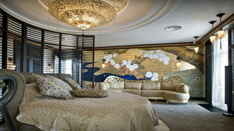 Ornate Art Deco bedroom