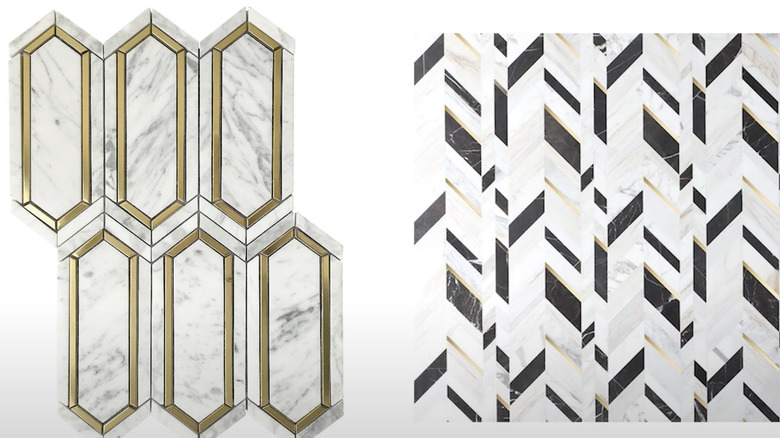 Art Deco repeated patterns