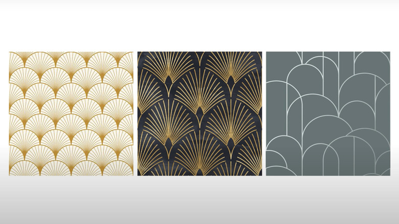 Art Deco wallpaper design concepts