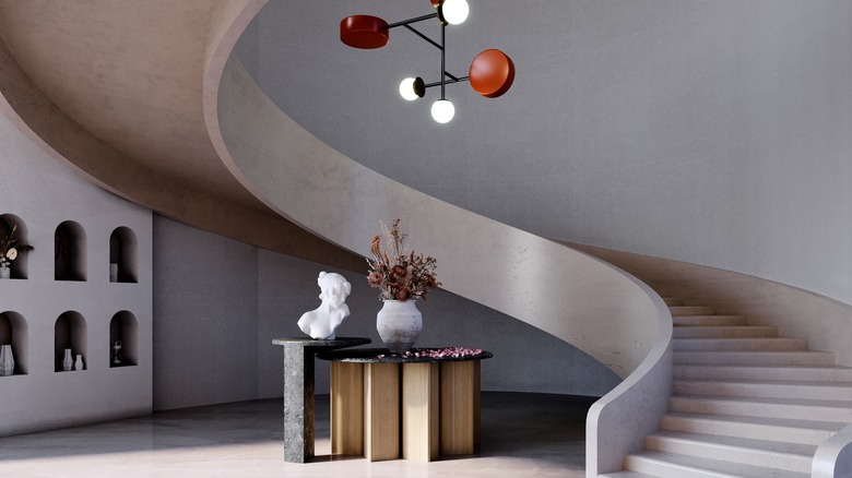 modern style staircase