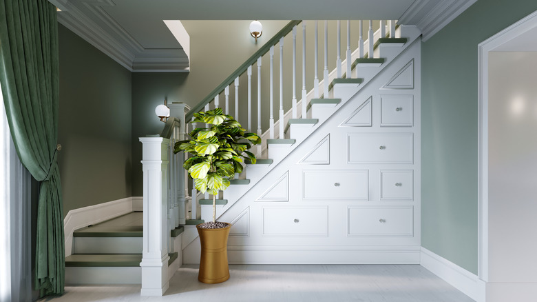 entrance hall with stairs