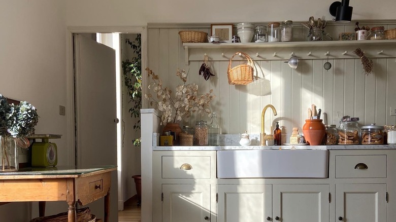 kitchen in morning light