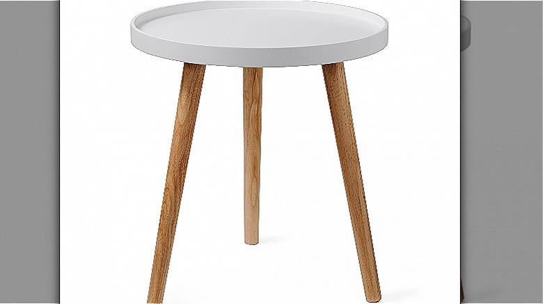 coffee table on white background