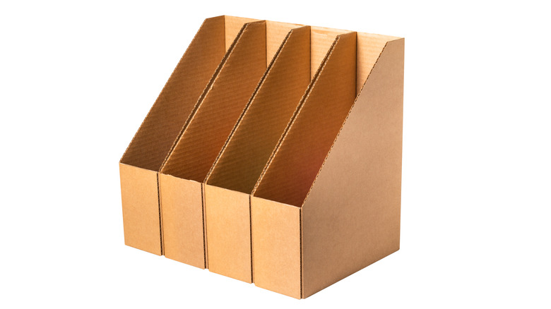 cardboard file holder