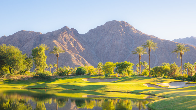 golf course in Palm Springs