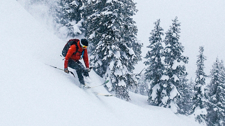 Skier in Utah