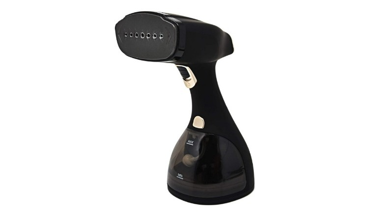 Black handheld Electrolux steamer