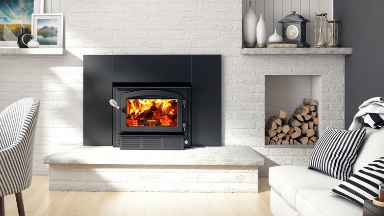Drolet inset stove 