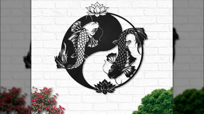 Yin-Yang Koi wall hanging