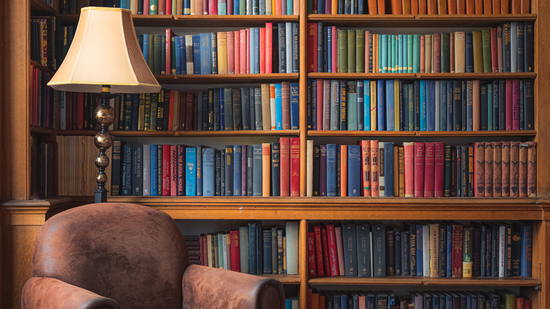 Reading nook with chair