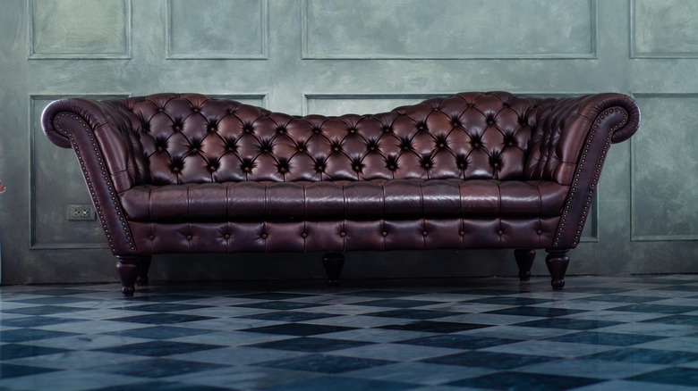 leather couch