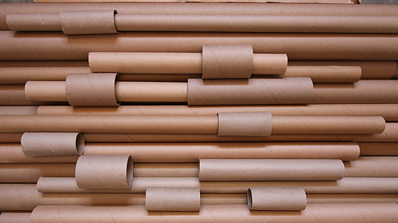 cardboard craft tubes