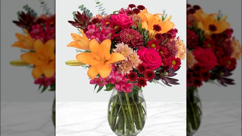 Fall flower arrangement