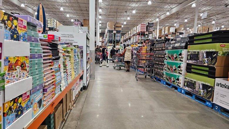 People shopping at Costco