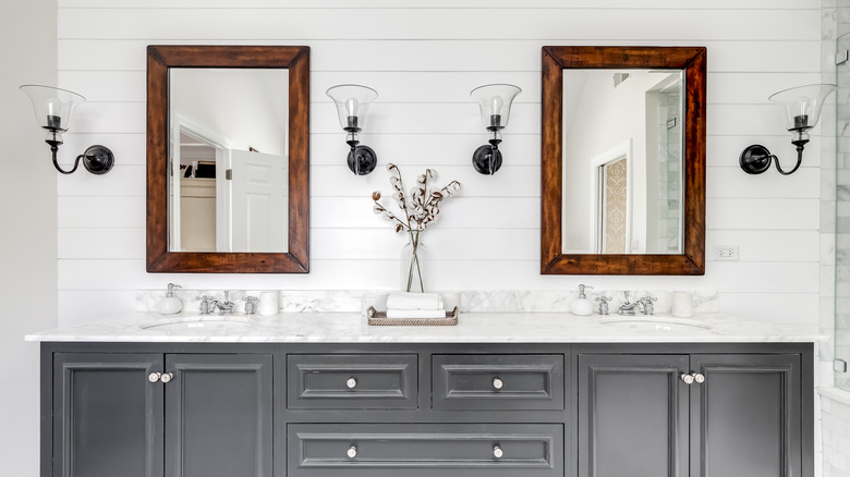 shiplap in the bathroom