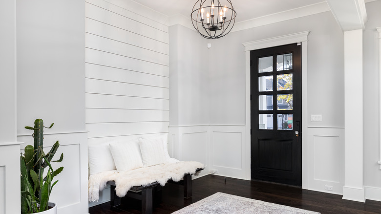 a shiplap wall