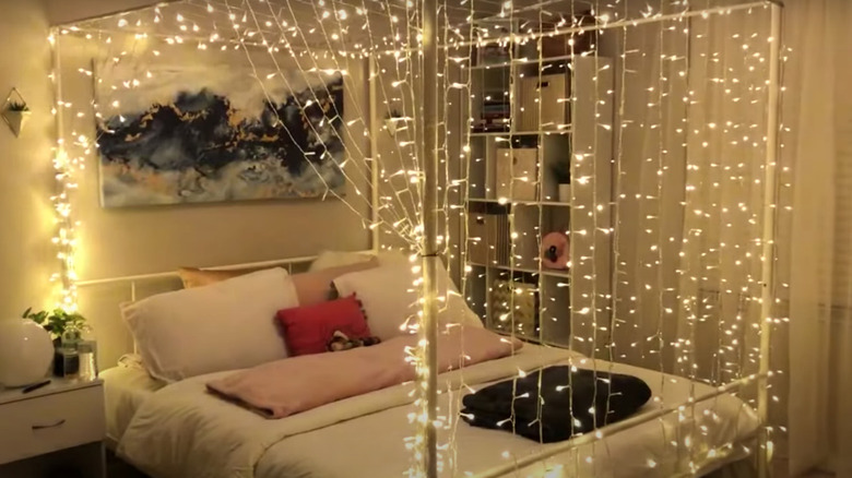 Fairy light bed