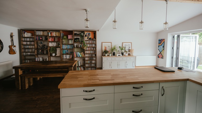 large wall bookcase