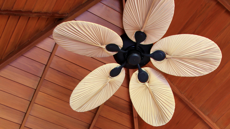Asian style ceiling fan