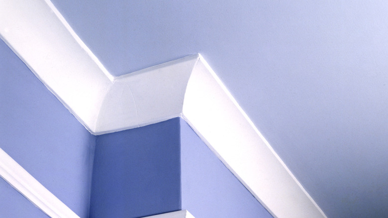 Light blue ceiling