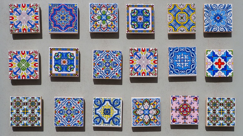 Small pieces of tile