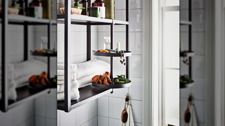 swivel shelf ikea bathroom