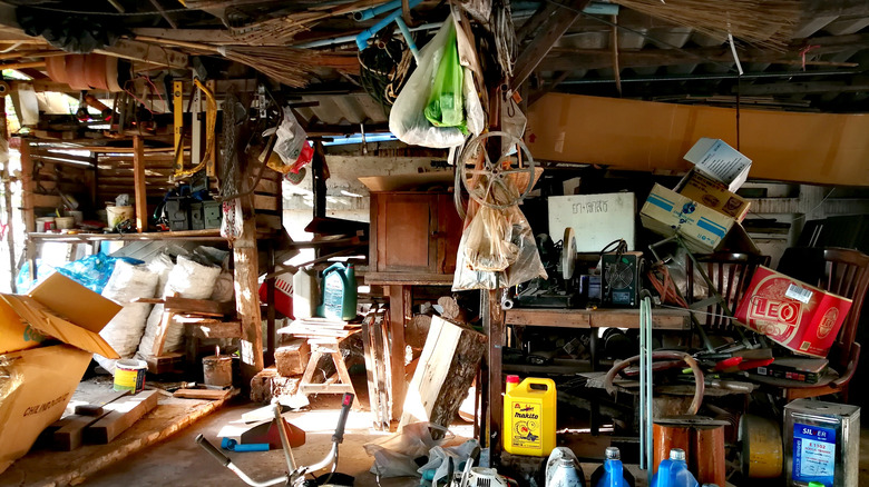 messy shed