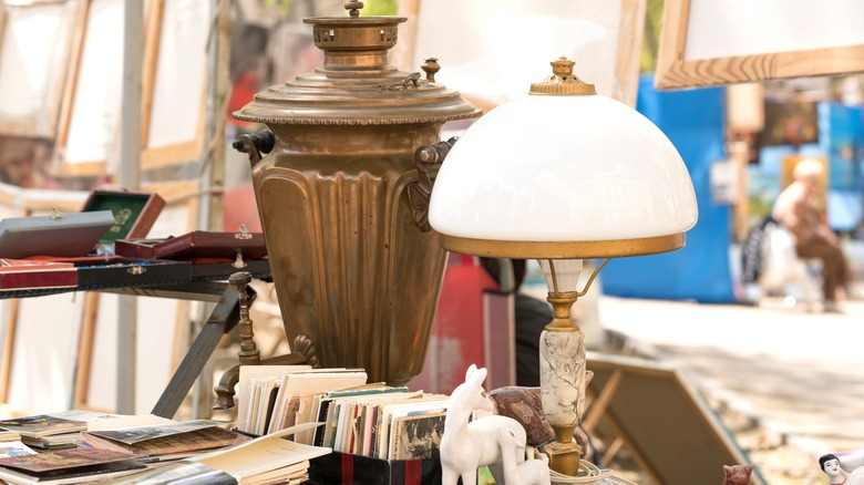 lamps at thrift store