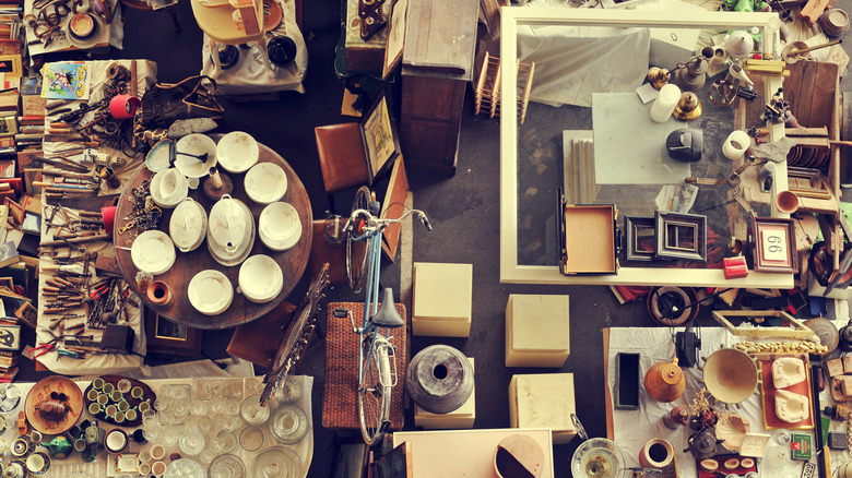 Flea market table