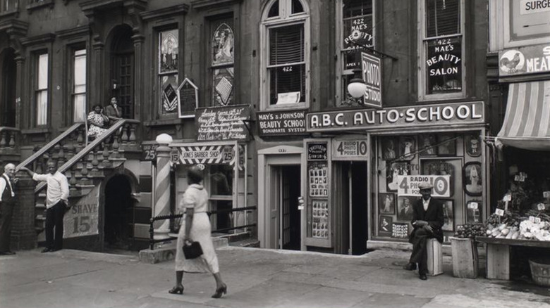 1938 photograph of Harlem