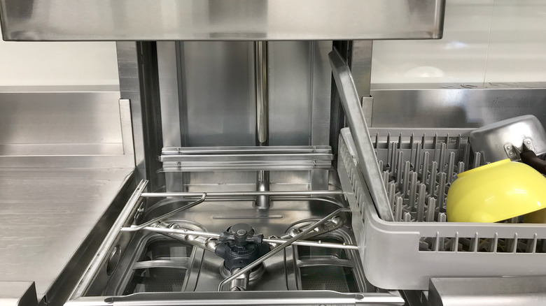 Dishwasher machine mechanism