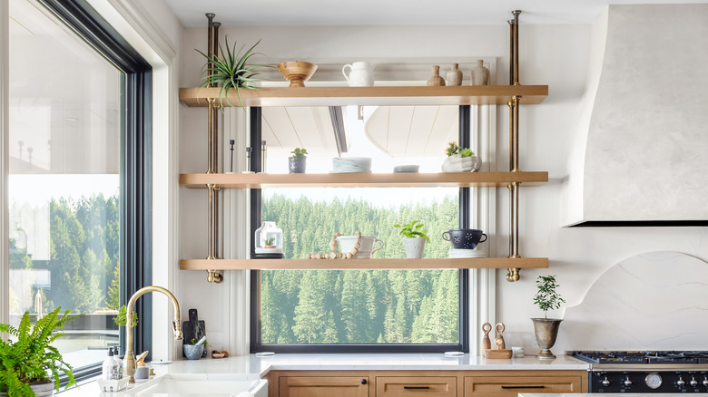 Kitchen with natural light