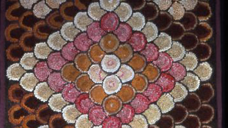 woven rug detail