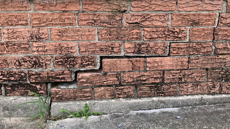 Crack in home foundation