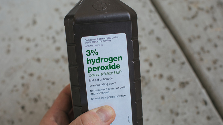 3% hydrogen peroxide