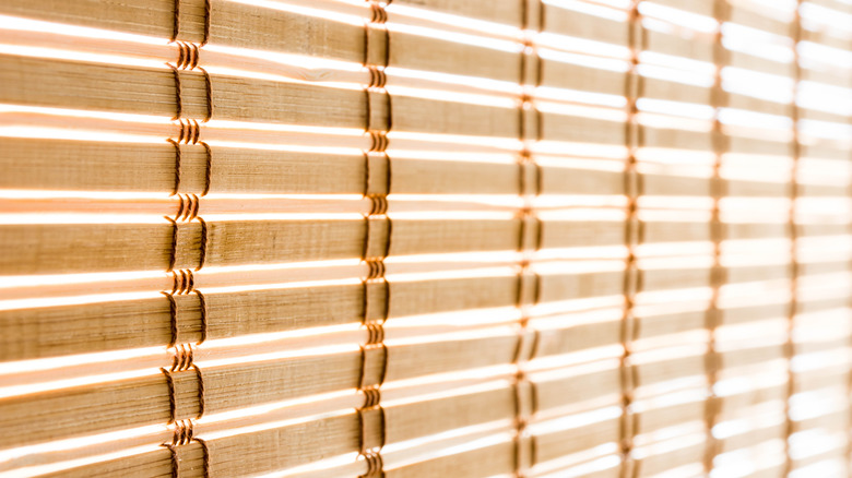 Bamboo blinds