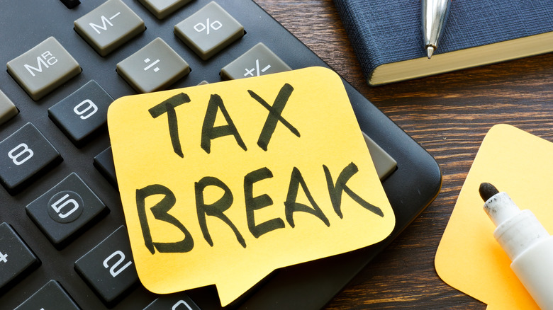 tax break memo