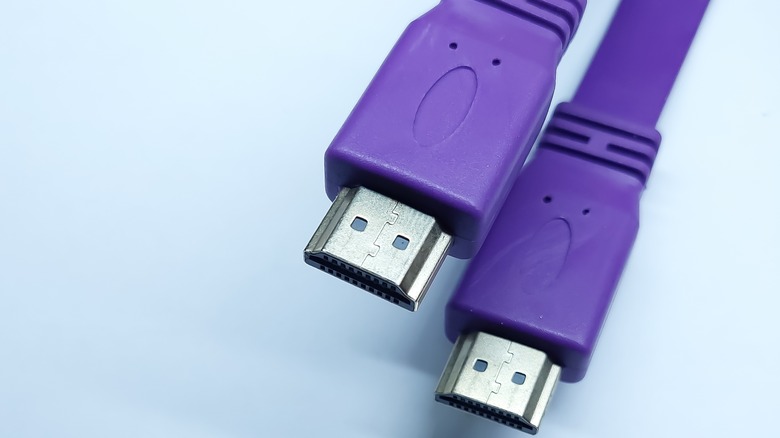 an HDMI cable