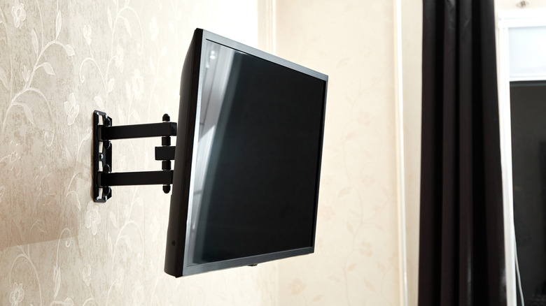 a TV wall mount