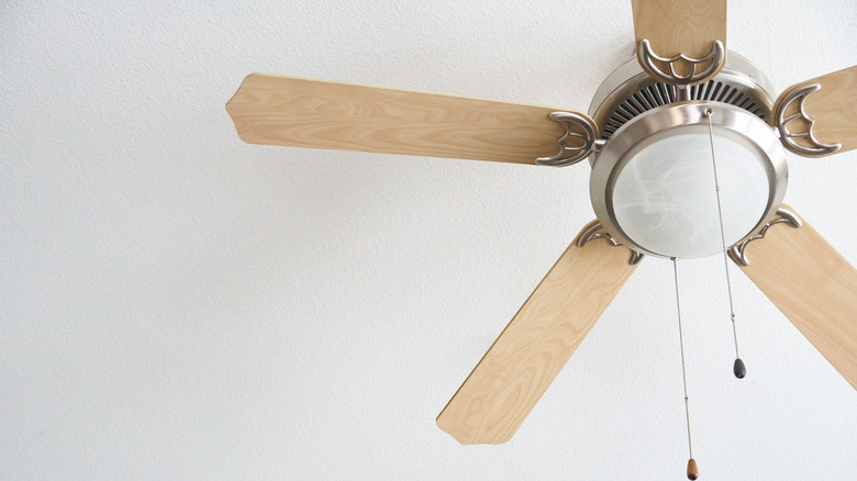 a ceiling fan